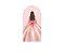 Painel Romano Veste Fácil 1,00x2,00 - Princesa Rosa Suave Efeito Glitter 206 - Imagem 1