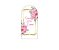 Painel Romano Veste Fácil 1,00x2,00 - Curadas Para Curar Floral Rosa 027 - Imagem 1