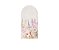 Painel Romano Veste Fácil 1,00x2,00 - Jardim Floral Efeito Textura de Linho 038 - Imagem 1