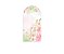 Painel Romano Veste Fácil 1,00x2,00 - Jardim Flores Rosa e Verde 061 - Imagem 1