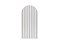 Painel Romano Veste Fácil 1,00x2,00 - Efeito Ripas de Madeira Branco 010 - Imagem 1