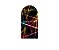 Painel Romano Veste Fácil 1,00x2,00 - Riscos Coloridos Efeito Neon 001 - Imagem 1