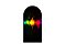 Painel Romano Veste Fácil 1,00x2,00 - Frequência Musica Efeito Neon 004 - Imagem 1