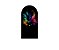 Painel Romano Veste Fácil 1,00x2,00 - Sete Cores Efeito Neon 023 - Imagem 1