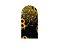 Painel De Festa Romano 1,00x2,00- Girassóis Efeito Glitter Dourado 005 - Imagem 1