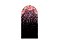 Painel De Festa Romano 1,00x2,00- Preto com Flores Rosas Efeito Glitter 008 - Imagem 1