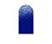 Painel De Festa Romano 1,00x2,00- Efeito Glitter Azul 022 - Imagem 1