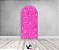 Painel De Festa Romano 1,00x2,00- Efeito Glitter Pink 027 - Imagem 2
