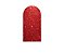 Painel De Festa Romano 1,00x2,00- Efeito Glitter Vermelho Realista 095 - Imagem 1
