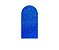 Painel De Festa Romano 1,00x2,00- Efeito Glitter Azul 102 - Imagem 1