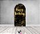 Painel De Festa Romano 1,00x2,00- Efeito Brilhos Happy Birthday Dourado 004 - Imagem 2