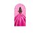 Painel De Festa Romano 1,00x2,00- Princesa Pink Efeito Glitter 204 - Imagem 1