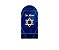 Painel De Festa Romano 1,00x2,00- Bar Mitzvá Azul Marinho e Dourado 058 - Imagem 1