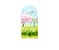 Painel De Festa Romano 1,00x2,00- Jardim Cute Aquarela 001 - Imagem 1