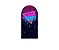 Painel De Festa Romano 1,00x2,00- Neon Party Colorido 018 - Imagem 1