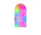 Painel De Festa Romano 1,00x2,00- Cores Vibrantes Efeito Neon 024 - Imagem 1