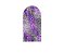Painel De Festa Romano 1,00x2,00- Efeito Lantejoulas Roxo e Prateado 010 - Imagem 1