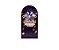 Painel De Festa Romano 1,00x2,00- Carnaval Dourado com Azul 021 - Imagem 1