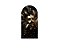 Painel De Festa Romano 1,00x2,00- Carnaval Máscaras Dourado e Preto 027 - Imagem 1