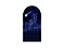 Painel De Festa Romano 1,00x2,00- Sagrada Familia Natal Azul 001 - Imagem 1