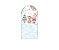 Painel De Festa Romano 1,00x2,00- Natal Papai Noel Cute Aquarela 023 - Imagem 1