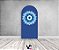 Painel De Festa Romano 1,00x2,00- Mandala Olho Grego Azul 003 - Imagem 2