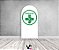 Painel De Festa Romano 1,00x2,00- Biomedicina Logo Verde 029 - Imagem 2