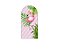 Painel De Festa Romano 1,00x2,00- Flamingo Tropical Rosa 005 - Imagem 1