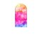 Painel De Festa Romano 1,00x2,00- Tie Dye Colorido 009 - Imagem 1