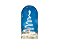 Painel Romano Veste Fácil 1,00x2,00 - Árvore de Natal Efeito Glitter Azul 011 - Imagem 1