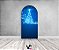 Painel Romano Veste Fácil 1,00x2,00 - Árvore de Natal Azul Efeito Iluminada 032 - Imagem 2