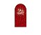 Painel Romano Veste Fácil 1,00x2,00 - Feliz Natal Efeito Glitter Vermelho 053 - Imagem 1