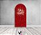 Painel Romano Veste Fácil 1,00x2,00 - Feliz Natal Efeito Glitter Vermelho 053 - Imagem 2