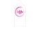 Painel Romano Veste Fácil 1,00x2,00 - Outubro Rosa Circulo Pink 006 - Imagem 1