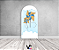 Painel Romano Veste Fácil 1,00x2,00 - Cataventos Azul e Laranja 002 - Imagem 2