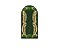 Painel Romano Veste Fácil 1,00x2,00 - Tropical Chique Verde com Dourado 024 - Imagem 1