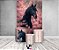 Painel De Festa Vertical 1,50 x 2,20 + Trio De Capas Cilindro - Cavalo Árvores Cerejeira 053 - Imagem 2
