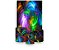 Painel De Festa Vertical 1,50 x 2,20 + Trio De Capas Cilindro - Espiral Colorida Efeito Neon 024 - Imagem 1