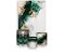 Painel De Festa Vertical 1,50 x 2,20 + Trio De Capas Cilindro - Efeito Marmorizado Verde e Dourado 110 - Imagem 1