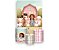 Painel De Festa Vertical 1,50 x 2,20 + Trio De Capas Cilindro - Fazendinha Menina Cute 057 - Imagem 1