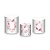 Trio De Capas De Cilindro - Floral Rosa Suave com Lilás 097 - Imagem 1