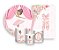 Kit 2 Painéis De Festa + Trio De Capas Cilindro - Bailarina Cortina e Flores 019 - Imagem 1
