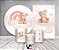 Kit 2 Painéis De Festa + Trio De Capas Cilindro - Ursinho com Laço no Arco-Íris Bege 041 - Imagem 2