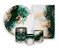 Kit 2 Painéis De Festa + Trio De Capas Cilindro - Efeito Mármore Verde 046 - Imagem 1