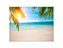 Fundo Fotográfico 1,55 x 1,20 - Praia Tropical Com Por do Sol 038 - Imagem 1