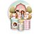 Painel De Festa Redondo 1,50 x 1,50 + Fazendinha Menina Cute Animais Fofos 041 - Imagem 1