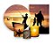 Kit 2 Painéis De Festa + Trio De Capas Cilindro - Pescaria Silhuetas no Por do Sol 003 - Imagem 1