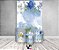 Painel De Festa Vertical 1,50 x 2,20 + Trio De Capas Cilindro - Floral Princesa Azul 136 - Imagem 2
