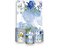 Painel De Festa Vertical 1,50 x 2,20 + Trio De Capas Cilindro - Floral Princesa Azul 136 - Imagem 1