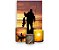 Painel De Festa Vertical 1,50 x 2,20 + Trio De Capas Cilindro - Pescador Silhuetas no Por do Sol 017 - Imagem 1